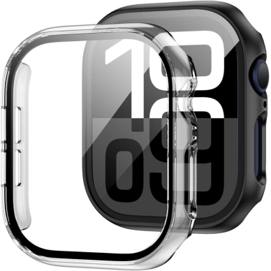 Tech-Protect Defense360 Apsauginis stiklas Dėklas Apple Watch 10 (42mm) - Skaidrus