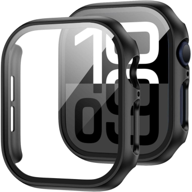 Tech-Protect Defense360 Apsauginis stiklas Dėklas Apple Watch 10 (46mm) - Juodas