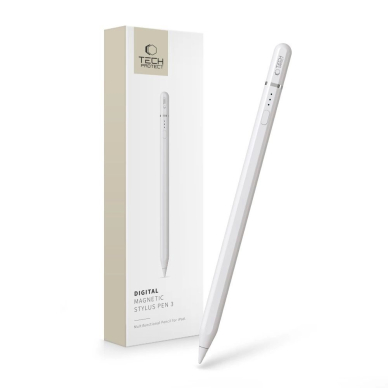 Tech-Protect Digital Magnetic Stylus Pen 3 Magnetic iPad Tablet - Baltas