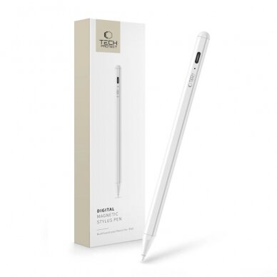 Tech-Protect Digital Stylus Magnetic stylus iPad - baltas