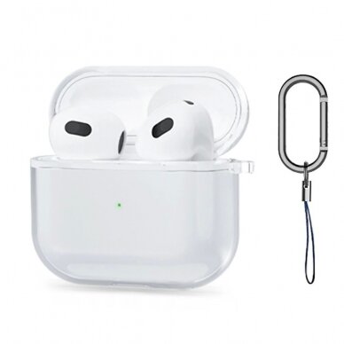 Tech-Protect FlexAir Dėklas Apple AirPods 3 - Permatomas