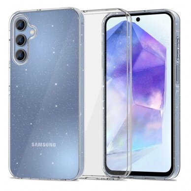 Tech-Protect FlexAir Dėklas Samsung Galaxy A55 5G - Permatomas glitter