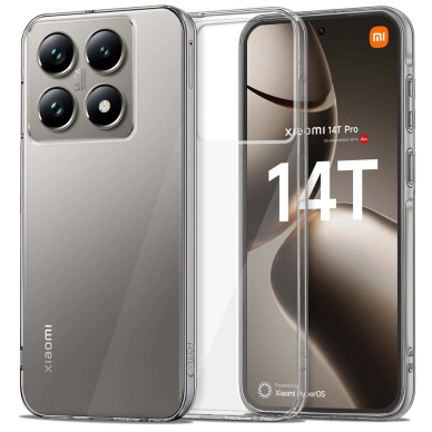 Tech-Protect FlexAir Hybrid Dėklas Xiaomi 14T Pro - Permatomas