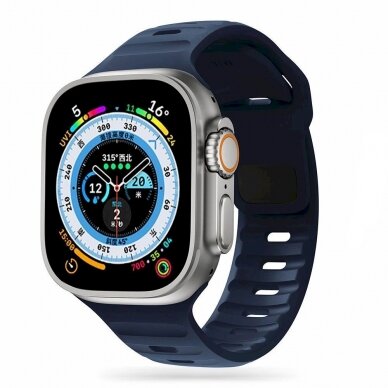 Tech-Protect Apyraknė Line Apple Watch 4 / 5 / 6 / 7 / 8 / 9 / SE (38/40/41 mm) - navy blue