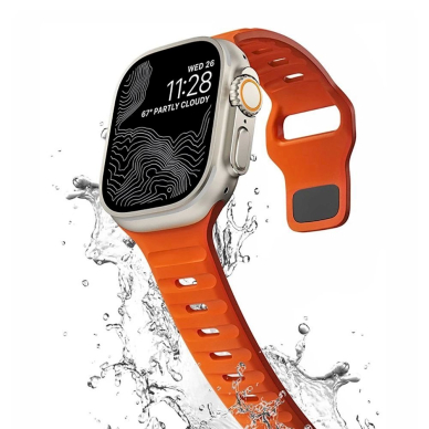 Tech-Protect Apyraknė Line Apple Watch 4 / 5 / 6 / 7 / 8 / 9 / SE / Ultra 1 / 2 (42/44/45/49 mm) - tamsiai pilkas 1