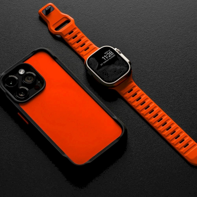 Tech-Protect Apyraknė Line Apple Watch 4 / 5 / 6 / 7 / 8 / 9 / SE / Ultra 1 / 2 (42/44/45/49 mm) - tamsiai pilkas 3