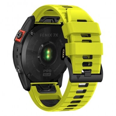 Tech-Protect IconBand Pro Apyrankė Garmin Fenix ​​3 / 5X / 3HR / 5X Plus / 6X / 6X Pro / 7X - Lime žalias 2