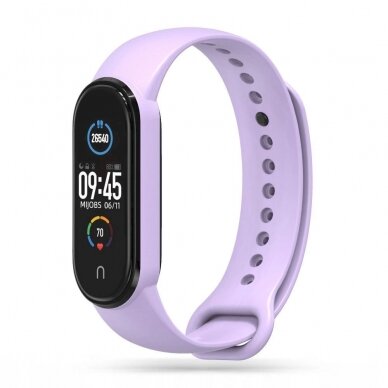 Tech-Protect IconBand Apyrankė Xiaomi Mi Smart Band 5 / 6 / 7 / NFC - violetinis