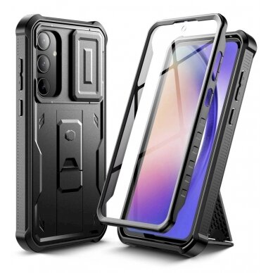 Tech-Protect Kevlar Cam+ Dėklas Samsung Galaxy A55 5G - Juodas