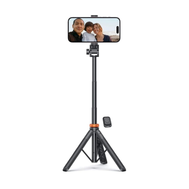 Tech-Protect L03S Bluetooth Asmenukių lazda remote control, tripod up to 148cm 180 head - Juodas 7