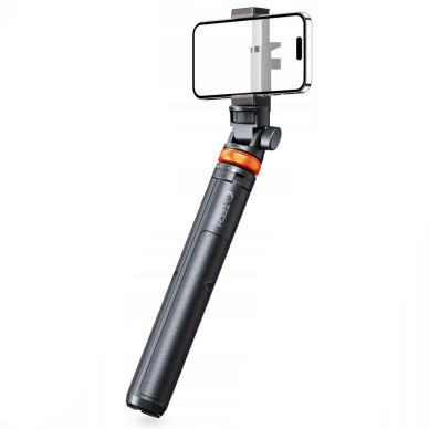 Tech-Protect L03S Bluetooth Asmenukių lazda remote control, tripod up to 148cm 180 head - Juodas 8