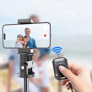 Tech-Protect L03S Bluetooth Asmenukių lazda remote control, tripod up to 148cm 180 head - baltas 5