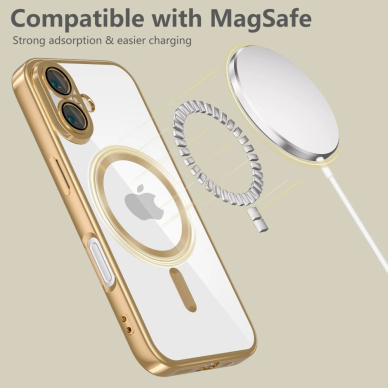 Tech-Protect MagFlex MagSafe iPhone 16 Dėklas - Gold 4