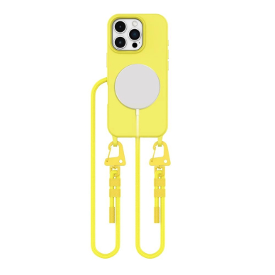 Tech-Protect MagNecklace MagSafe Dėklas Lanyard iPhone 16 Pro Max - Geltona