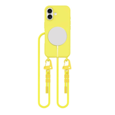 Tech-Protect MagNecklace MagSafe Dėklas Lanyard iPhone 16 - Geltona