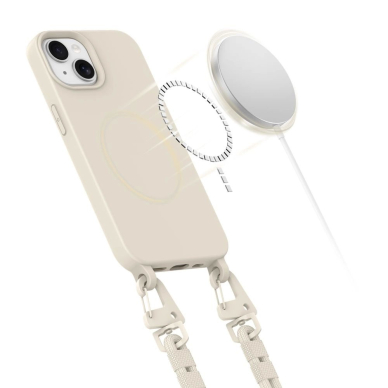 Dėklas Tech-Protect MagNecklace MagSafe iPhone 13 - Smėlinis 2