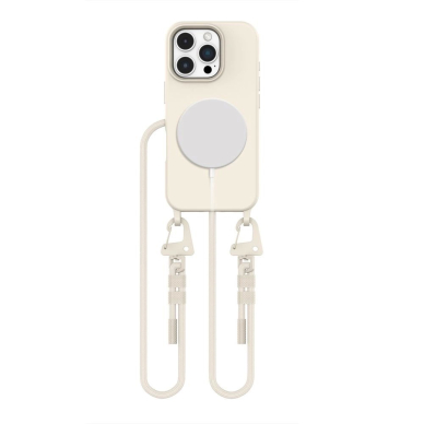 Tech-Protect MagNecklace MagSafe iPhone 16 Pro Dėklas - Smėlinis