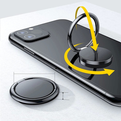 Tech-Protect Magnetic Phone Ring Laikiklis / ringstand function - Rožinis 4