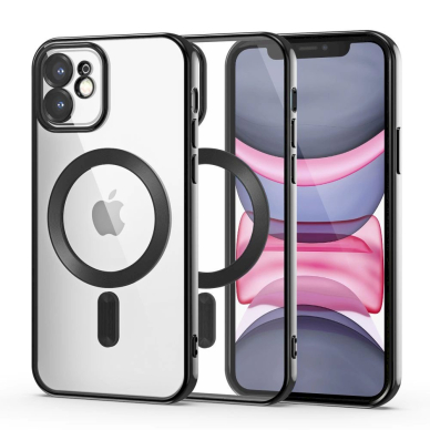 Tech-Protect MagShine Line MagSafe Dėklas iPhone 11 - Juodas