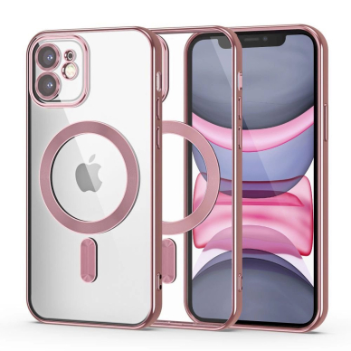 Tech-Protect MagShine Line MagSafe Dėklas iPhone 11 - Rožinis