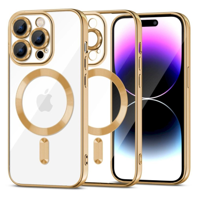 Tech-Protect MagShine Line MagSafe Dėklas iPhone 15 Pro - gold