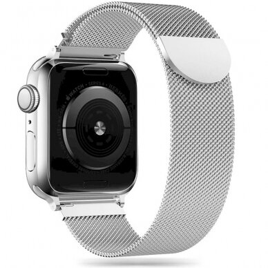 Tech-Protect MilaneseBand Apple Watch 4 / 5 / 6 / 7 / 8 / 9 / SE (38/40/41 mm) - Silver