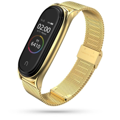 Tech-Protect MilaneseBand Apyrankė Xiaomi Mi Smart Band 7 / 7 NFC - gold