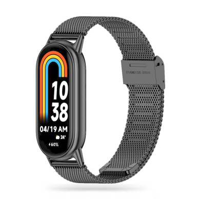 Tech-Protect MilaneseBand Apyrankė Xiaomi Smart Band 8 / 8 NFC - Juodas