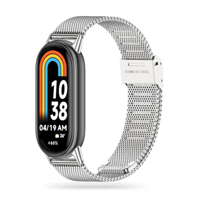 Tech-Protect MilaneseBand Apyrankė Xiaomi Smart Band 8 / 8 NFC - Silver