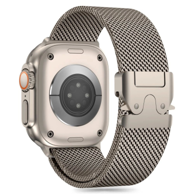 Tech-Protect Milano Apyrankė Apple Watch 6 / 7 / 8 / 9 / 10 / SE / Ultra 1 / 2 (44 / 45 / 46 / 49 MM) - titanium 1