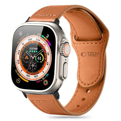 Tech-Protect Naturalfit Apyrankė Apple Watch 4 / 5 / 6 / 7 / 8 / 9 / SE (38 / 40 / 41 mm) - Brown