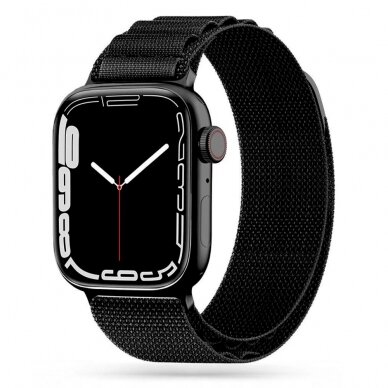 Tech-Protect Nylon Pro Apyrankė Apple Watch 4 / 5 / 6 / 7 / 8 / 9 / SE / Ultra 1 / 2 (42/44/45/49 mm) - Juodas 5