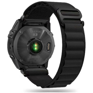 Tech-Protect Nylon Pro Apyrankė Garmin Fenix ​​3 / 5X / 3HR / 5X Plus / 6X / 6X Pro / 7X - Juodas