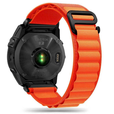 Tech-Protect Nylon Pro Apyrankė Garmin Fenix ​​3 / 5X / 3HR / 5X Plus / 6X / 6X Pro / 7X - Orange