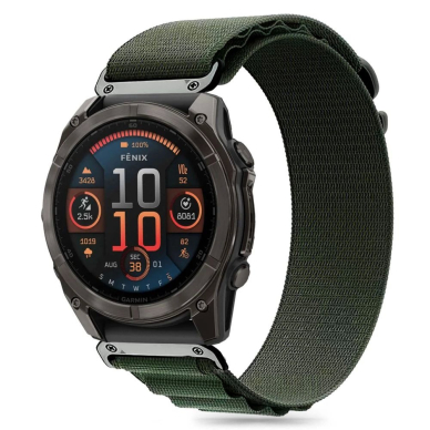 Tech-Protect Nylon Pro Apyrankė Garmin Fenix 5 / 6 / 6 Pro / 7 / 8 (47MM) - Žalias 1