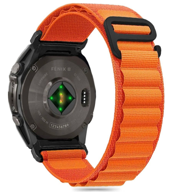 Tech-Protect Nylon Pro Apyrankė Garmin Fenix 5 / 6 / 6 Pro / 7 / 8 (47MM) - Oranžinė