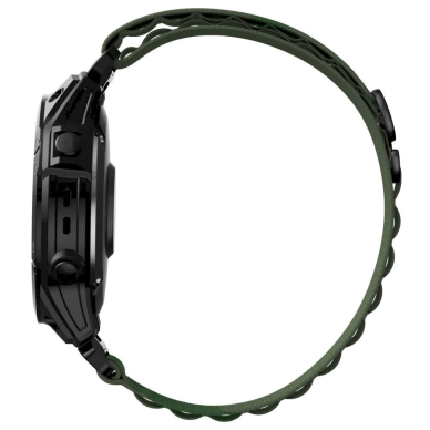 Tech-Protect Nylon Pro Apyrankė Garmin Fenix ​​5/6/6 Pro/7 - tamsiai žalias 1