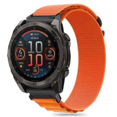 Tech-Protect Nylon Pro Apyrankė Garmin Fenix 5X / 5X PLUS / 6X / 6X Pro / 7X / 8 (51 MM) - Oranžinė 1