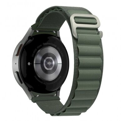 Tech-Protect Nylon Pro Apyrankė Samsung Galaxy Watch 4/5/5 Pro/6/7/FE - tamsiai žalias 7