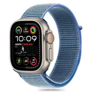 Tech-Protect Nylon Apyrankė Apple Watch 6 / 7 / 8 / 9 / 10 / SE (40 / 41 / 42 MM) - Mėlynas