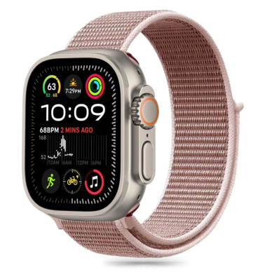 Tech-Protect Nylon Apyrankė Apple Watch 6 / 7 / 8 / 9 / 10 / SE (40 / 41 / 42 MM) - Rožinis