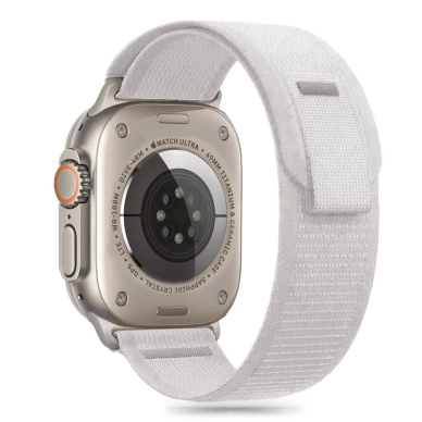 Tech-Protect Nylon Stripe Apyrankė Apple Watch 6 / 7 / 8 / 9 / 10 / SE / Ultra 1 / 2 (44 / 45 / 46 / 49 MM) - Pilkas