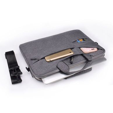 Tech-Protect PocketBag a 14 laptop - tamsiai pilkas 4