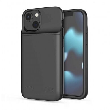 Tech-Protect PowerCase dėklas iPhone 12 mini / 13 mini4700mAh power bank - Juodas 2