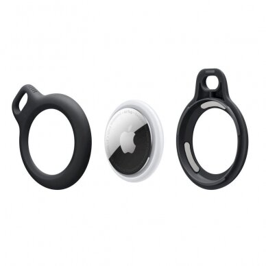 Tech-Protect Rough Chain Dėklas Apple AirTagpendant - Juodas 2