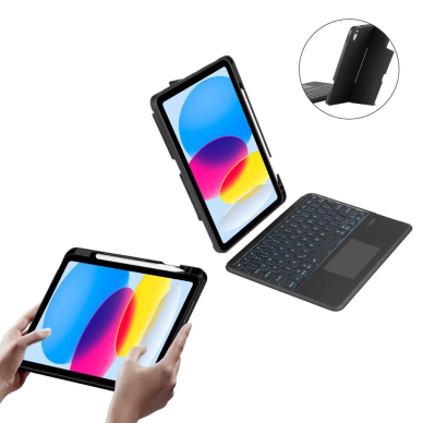 Dėklas Tech-Protect SC Mag Pen + Keyboard  iPad 10.9&quot; 10th generation (2022) - Juodas 10