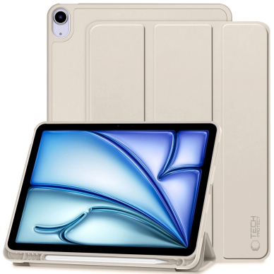 Dėklas Tech-Protect SC Pen  Apple iPad Air 10.9&quot; 4 / 5th gen. (2020-2022) / 11&quot; 6th gen. (2024) - Smėlinis