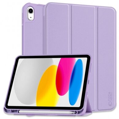 Tech-Protect SC Pen Dėklas iPad 10.9 2022 - violetinis