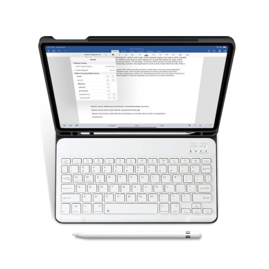 Tech-Protect SC Pen + Keyboard Dėklas klaviatūra iPad 10.2 2019-2021 - Juodas 1