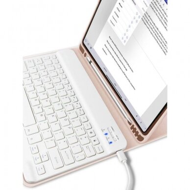 Tech-Protect SC Pen + Keyboard Dėklas klaviatūra iPad 10.9 2022 - Rožinis 4